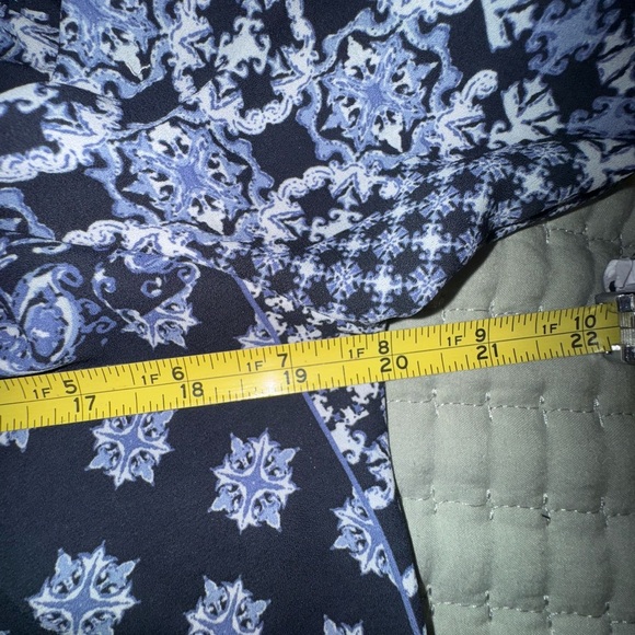 Alex & Lili Boho Patchwork Print Flowy top size Small EUC - Picture 5 of 9